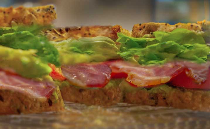 BLT Sandwich with Avocado