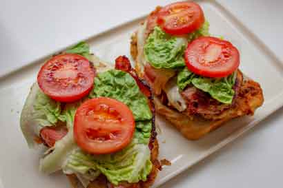 chicken club lettuce and tomato