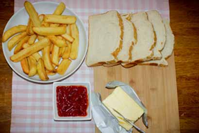 chip butty ingredients