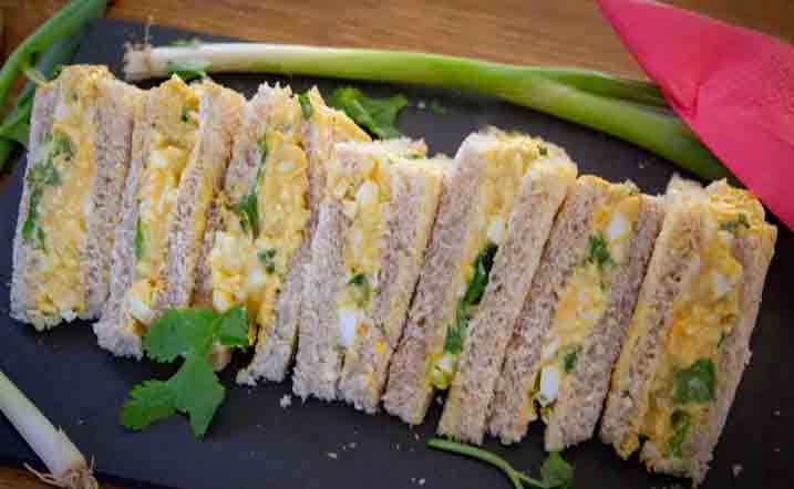 Coronation Egg Mayo Sandwich Recipe